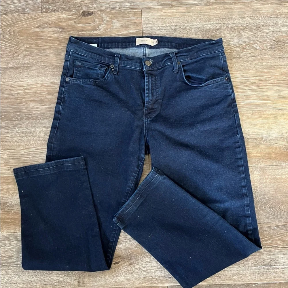 Rye 51 Premium Stretch Straight Leg Dark Olive Wash 34
